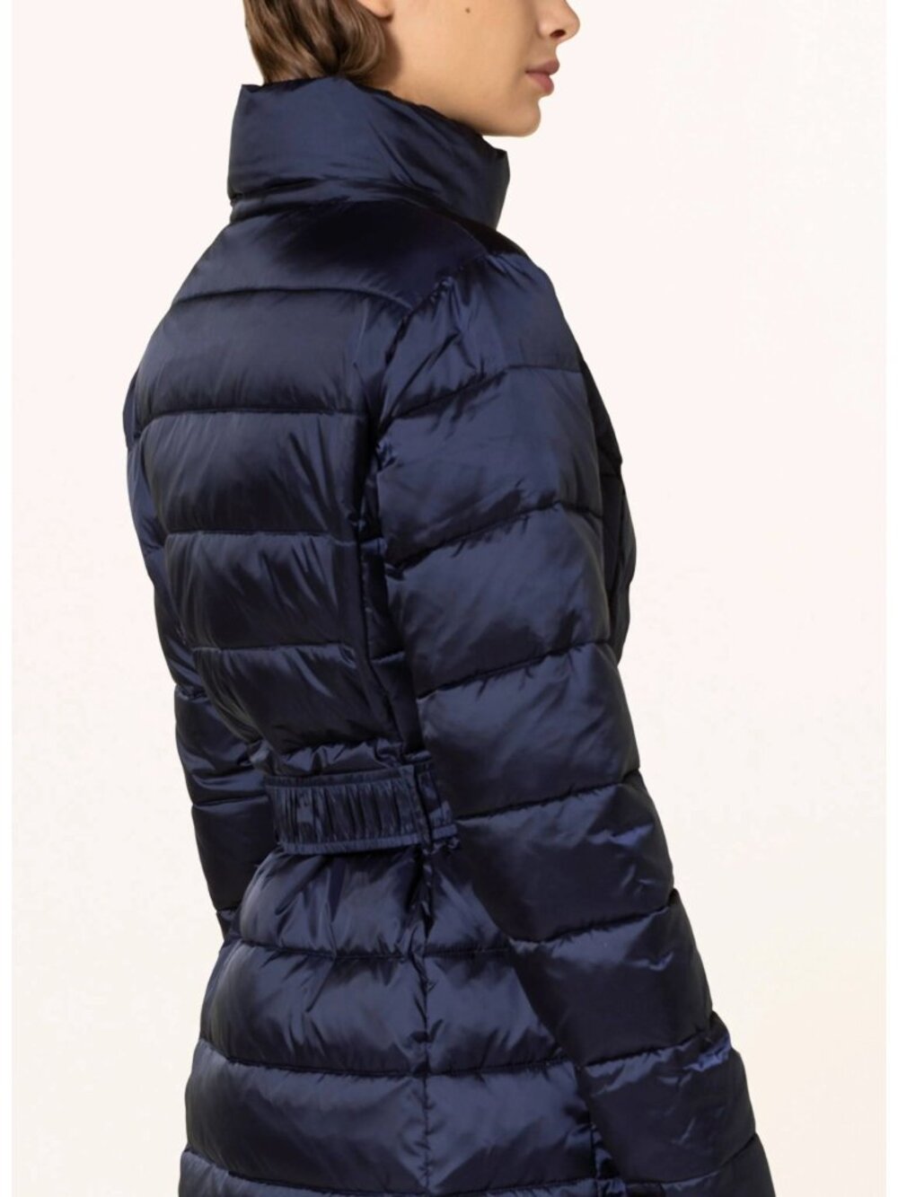Ted Baker Aliciee Quilted Navy Belted Coat - Size 0/2 US - New with Tags - Picture 3 of 13